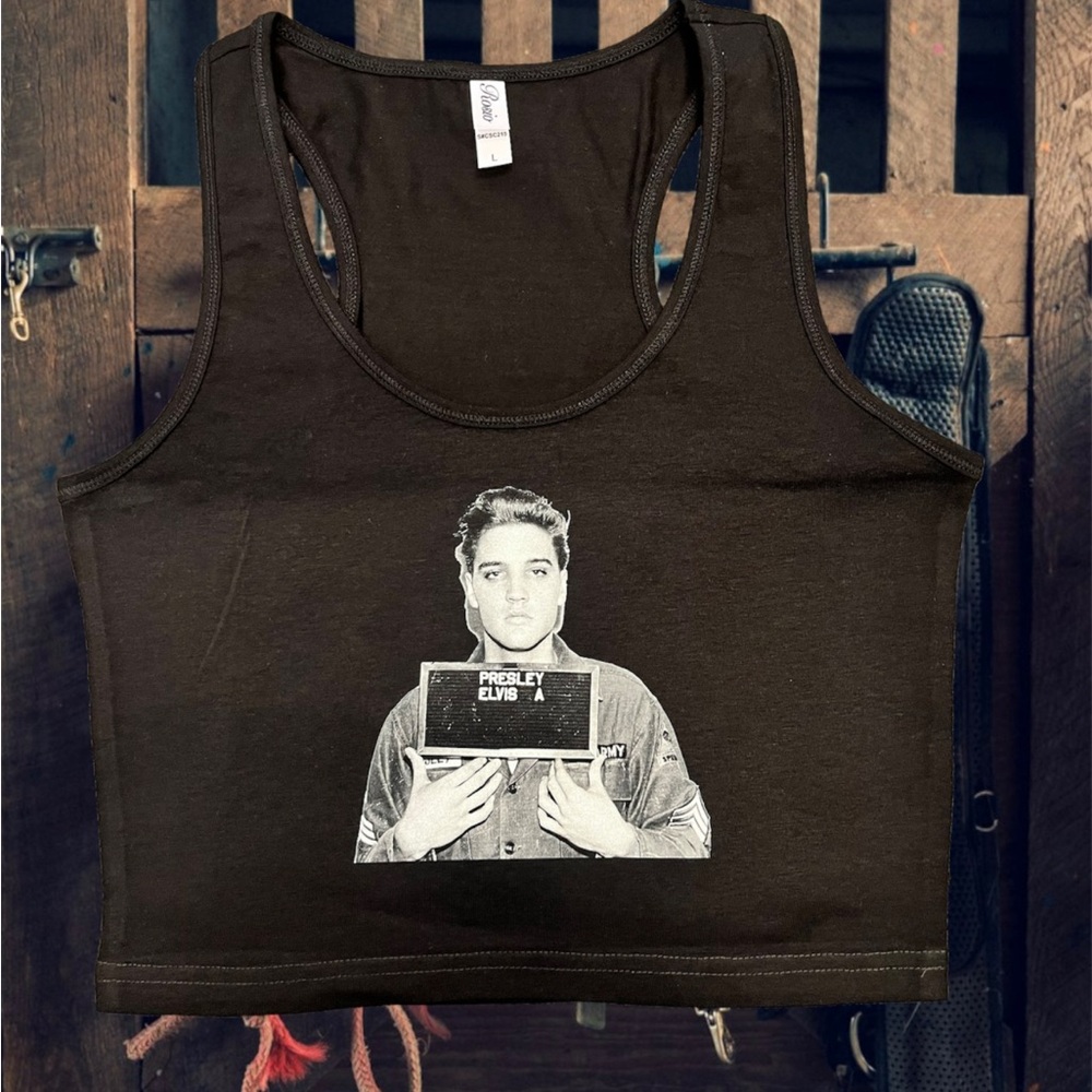 Elvis Presley Mugshot Tank Top